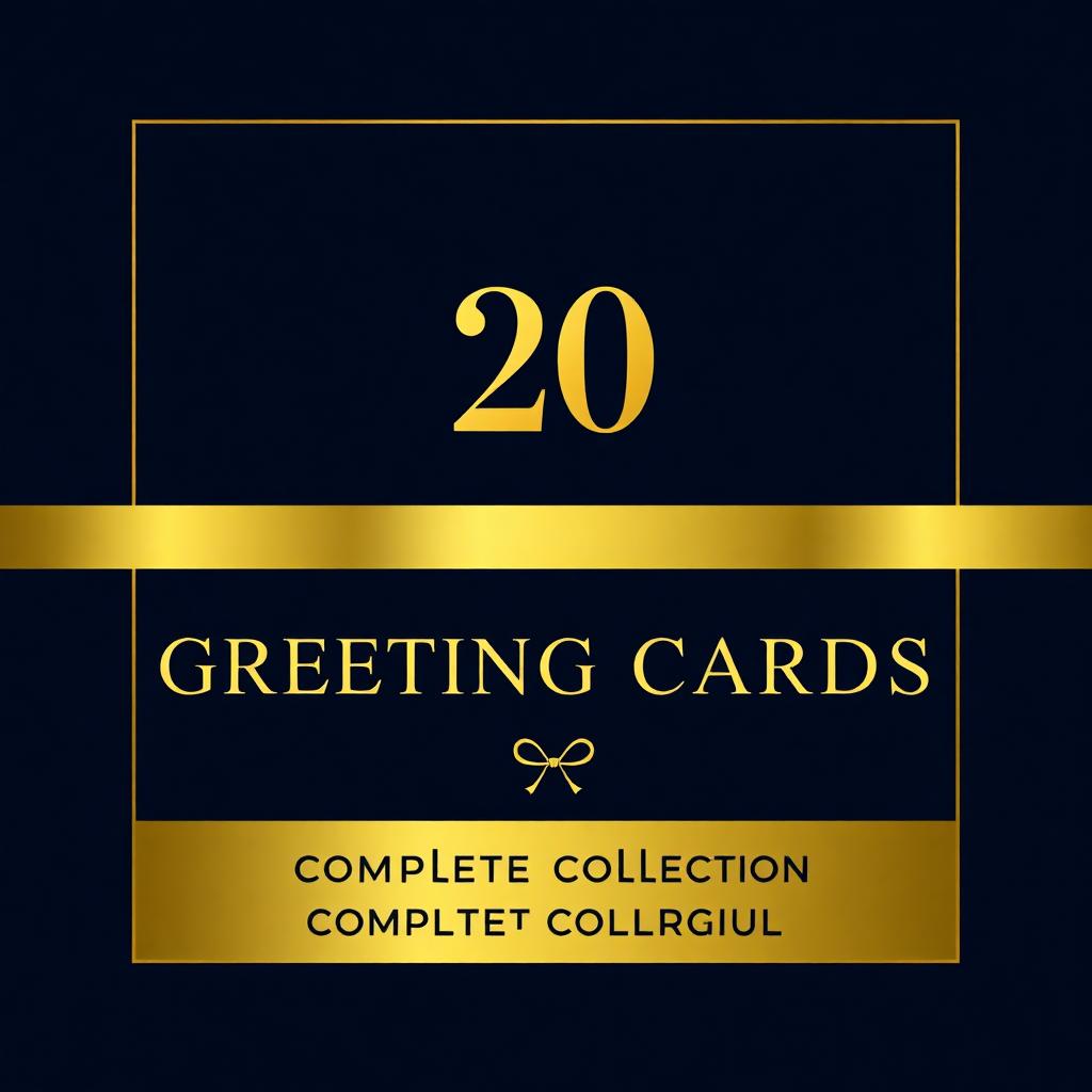 20 Premium Greeting Cards — Complete Collection