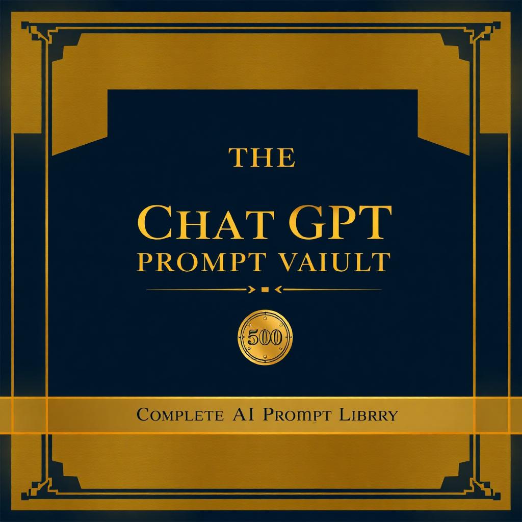 The 500 ChatGPT Prompt Vault — Complete AI Prompt Library