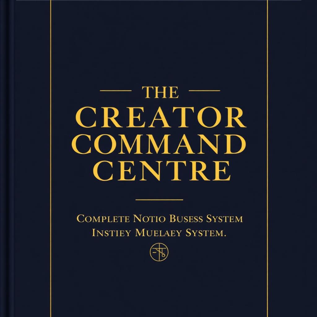 The Creator Command Centre — Complete Notion Business System