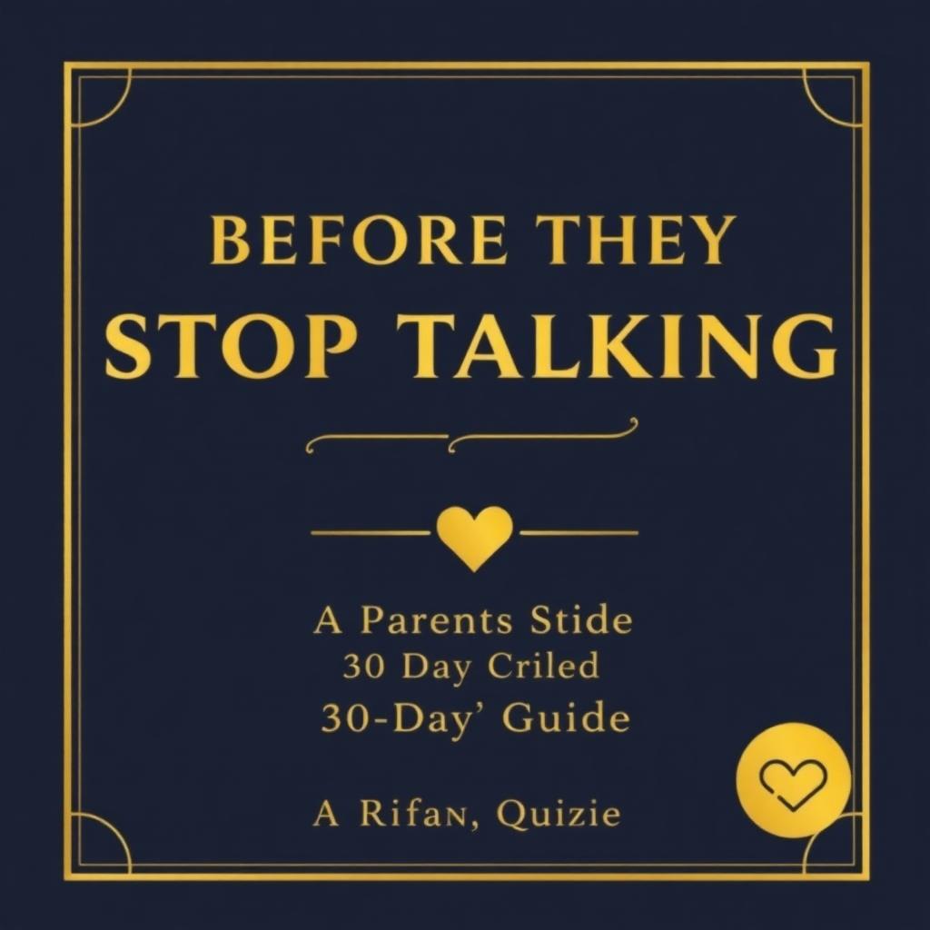 Before They Stop Talking — A Parent's 30-Day Guide